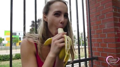 I show my teacher in the schoolyard how I am going to suck his cock