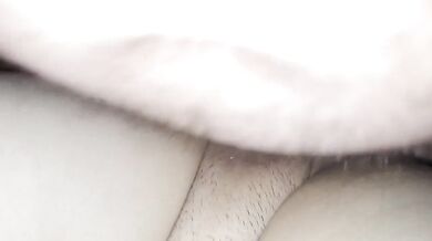 Cum inside girlfriend when she also have a toy inside her pussy
