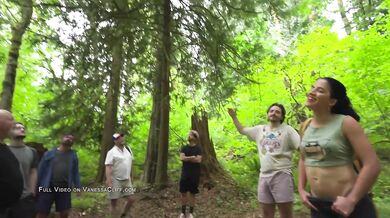 19 Hikers Fucking in the Forest - Dirty Cum Kisses & Anal - Cliff Media