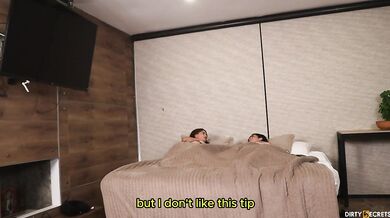 I FUCK MY GIRLFRIEND'S STEPMOM, SHE CATCH US AND ALSO JOINS US FOR A HOT ANAL THREESOME