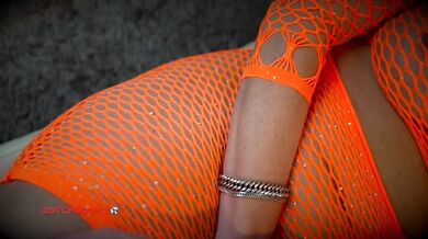 Dutch milf fucked anal on kings day Huge cumshot with cum in her eyes