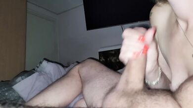 She sucks my dick till i cum in her mouth