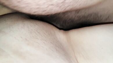 Big dick goes deep inside pussy. Asked to cum inside so she could get pregnant.
