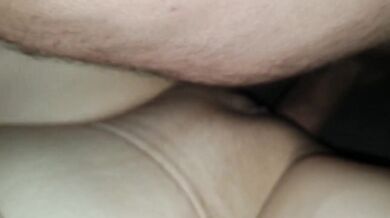 Fucking my girlfriend. I cum deep inside her pussy