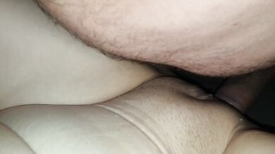 Fucking my girlfriend. I cum deep inside her pussy