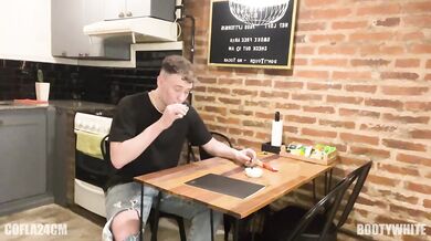 Big ass waitress uses her client's giant cock by accident. COFLA24CM Ft. BootyWhite