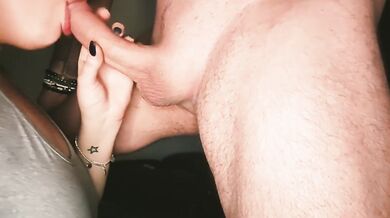 Blowjob Close Up Magic • Fucking that slutty mouth untill she earns my cum