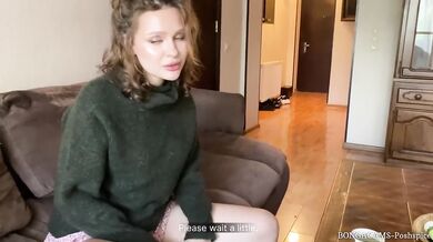Отодрал жену друга во все дырки за долги (With subs)