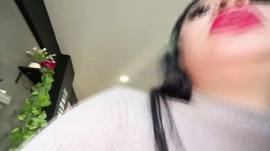 SECRETARY swallows all her BOSS's cum for MONEY
