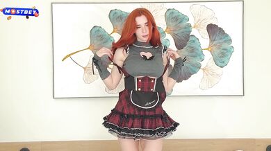 Sexy Redhead Maid Deepthroats, Anal Rough Fucks and Facesitting POV - Sweetie Fox