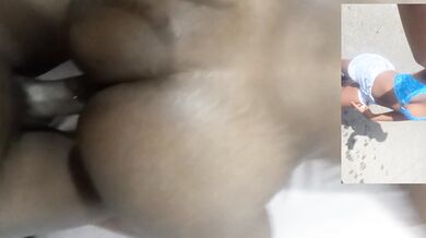 Black African Couple Having Sex ,,, Doggystyle!