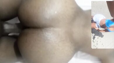 Black African Couple Having Sex ,,, Doggystyle!