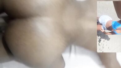 Black African Couple Having Sex ,,, Doggystyle!