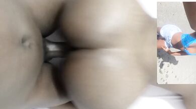Black African Couple Having Sex ,,, Doggystyle!