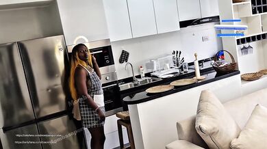 NASTY STEPMOM HAD A QUICKY AT THE KITCHEN WITH HUNGRY STEPSON (KENYAN PURE TABBOO)
