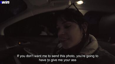 Either you give me your ass, or your boyfriend finds out about ours