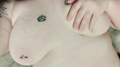 Playing with my creature cock before daddy gets home