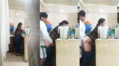 Maid secretly fucked by my wife