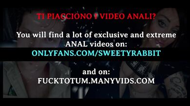 Italian ANAL with mature ITALIAN MILF: "PISS IN MY ASS!" - "OK! Ma first I'll break your hole!"