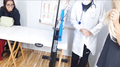 Stepmother takes stepdaughter to a sleazy gynecologist!