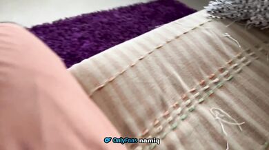 The neighbor does me the favor of sticking his cock up my ass because my husband doesn't want to