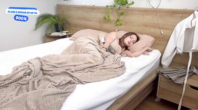 Step dad waking up a step daughter and cum in her ass