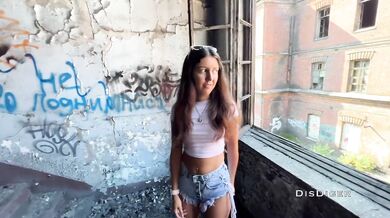 Caught a girl in private sector and rough fucked her in the ass and filled her face cum