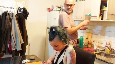 KatrinaPunk fucking her friend's father
