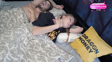 I Agree Share a Bed with my StepDad - He Fucks Me in Ass under the Covers.