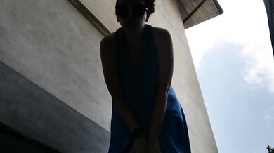 Sensational pee standing in public I absolutely have to pee I can't stop!