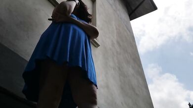 Sensational pee standing in public I absolutely have to pee I can't stop!