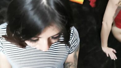 Swinger couple comes home and we all fuck in our bed... We have a hot couple swap with creampies