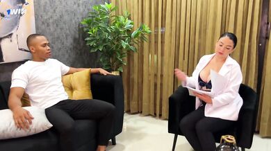 Nympho with big dick goes to therapy with busty sexologist - Daniela Gomez