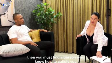 Nympho with big dick goes to therapy with busty sexologist - Daniela Gomez