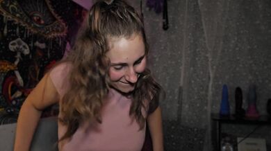 Dirty Whore Fucks herself Fantasizing about Hot Girl Melony