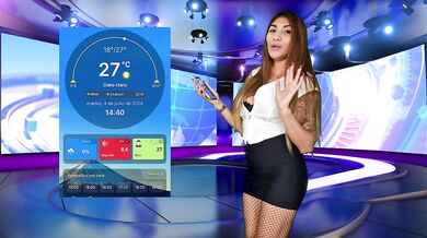 WTF!! Weather Girl Gets Fucked By Fan Live On Air