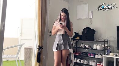 1WINPORN "Give me your cock NOW!!" Step Sister Suck Dick and Take Cum in Mouth t Make Her Ex Jealous