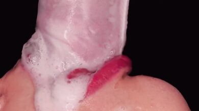 CLOSE UP: BEST Milking MOUTH made You CUM TWICE in PANTS! Wet SENSUAL BLOWJOB through UNDERWEAR ASMR