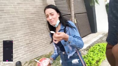 Playing with lush in public
