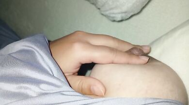 It's been a long time since I've had an orgasm just by playing with one nipple