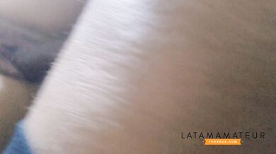 Sexy PAGW latina masturbating and riding a big cock in Reverse Cowgirl - Homemade 18yo
