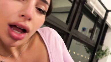 Sisi Rose jerks my dick before bed - Teddy Tarantino