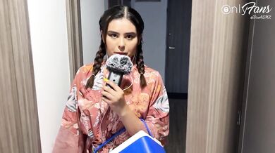 POV ASMR -masseuse makes you a domicile.