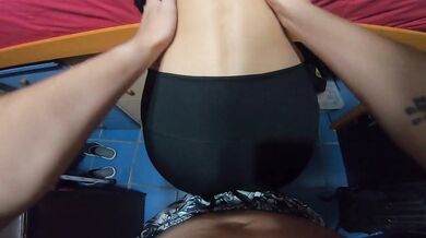 Hot Argentinian is waiting for me in the room and I surprise her with a good fuck