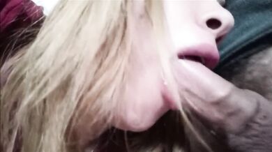 huge load of cum in a slobbering and horny mouth - oral creampie big plan