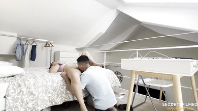 My stepsister doesn't care if I'm studying, she wants me to fuck her