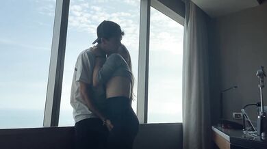 Fucking hard in a hotel, I hope my boyfriend never sees this video