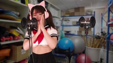 ASMR Hot College Girl Crush on You Role Play | Confesses by Ear Eating and Ear Massage
