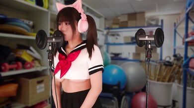 ASMR Hot College Girl Crush on You Role Play | Confesses by Ear Eating and Ear Massage