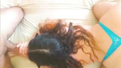 Sexy Latina Sucking And Gettiing Fucked